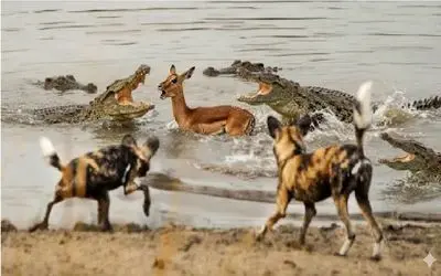 جذابیت حیات وحش؛ آهویی که دوبار جست آخر تو مشت افتاد