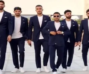 آواز قدرتی؛ تیم ملی فوتبال ایران رژه کنان راهی مکزیک شدند