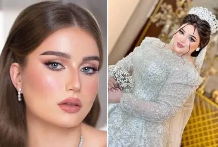 کانتورینگ، رنگ رژلب و آرایش چشم برای عروس تپل؛ سبک میکاپ برای استخوانی شدن صورت تو پر