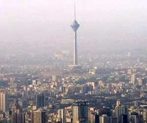 آخرین وضعیت هوا؛ خیزش گرد و خاک در نیمه جنوبی و غربی تهران