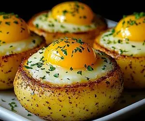 آموزش آشپزی؛ تخم مرغ رو روی سیب زمینی ها بریزید از نتیجه شگفت زده خواهید شد‍!