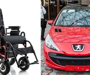 ویلچر هم‌قیمت پژو ۲۰۷ اتومات سال ۹۷ شد!