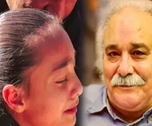 آواز جگرسوز؛ نوه محمد کاسبی تو مراسم ختم پدربزرگش جوری بی قراری میکنه دلت آتیش میگیره