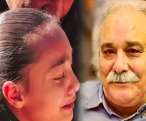 آواز جگرسوز؛ نوه محمد کاسبی تو مراسم ختم پدربزرگش جوری بی قراری میکنه دلت آتیش میگیره