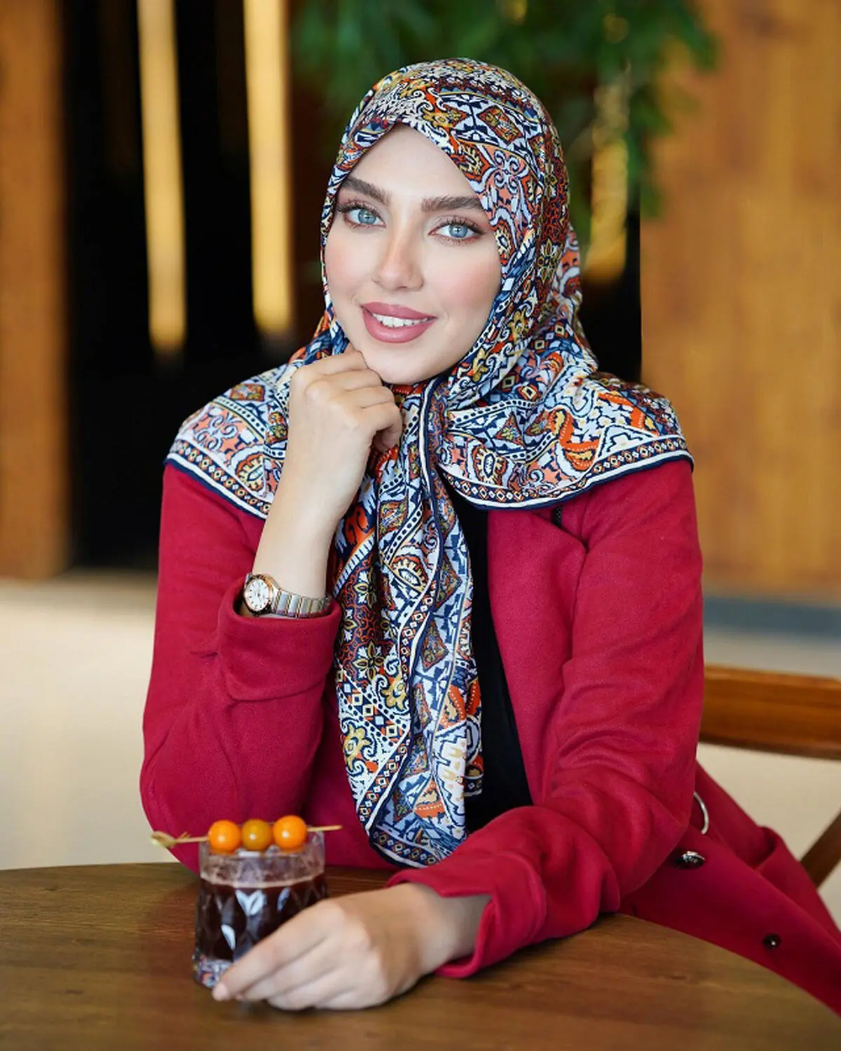 بستن روسری