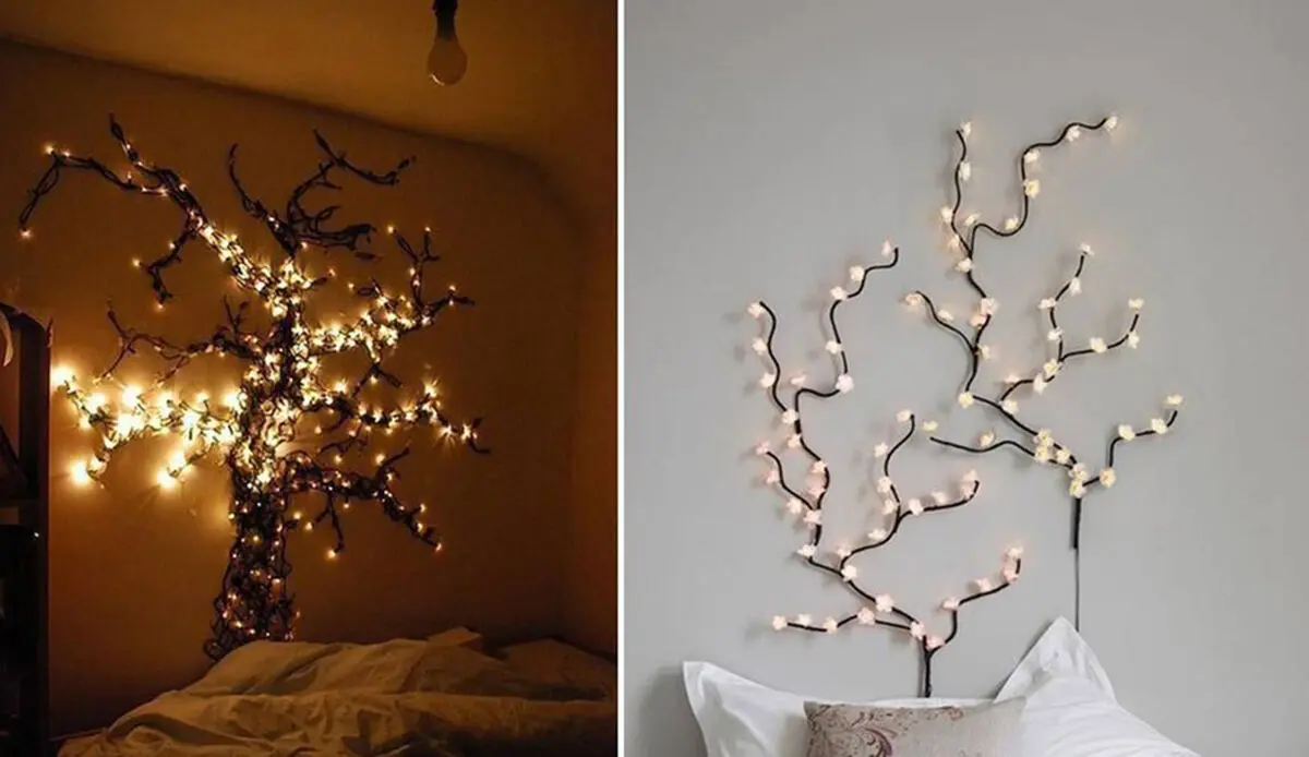 ایده های شیک برا تزیین خونه با ریسه