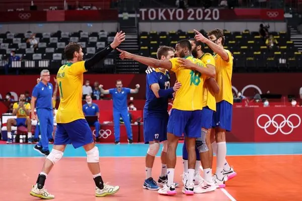 والیبال فرانسه - برزیل