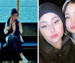 "سارا و نیکا فرقانی" با مژه های بال بالی تو قایق بادبان شدن؛ برعکس پایتخت چه شیطونن!