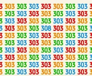 بازی فکری؛ اگه به شیطان درس میدی عدد فرد «۳۰۸» را در بین دنباله اعداد «۳۰۳» پیدا کن