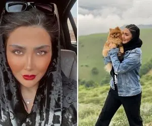 طاقه پارچه ای که مریم معصومی رو بلعیده یه عروس غولش کرد؛ سِت سرخالوش تو دبی چی میگه؟!