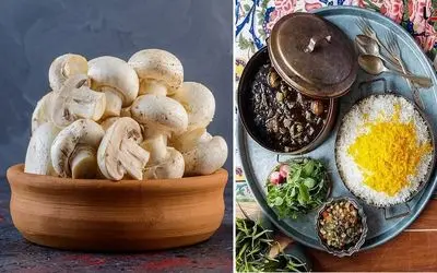 طرز تهیه خورش کرفس با قارچ / خوشمزه ترین غذای گیاهی با نکات لعاب دار شدن