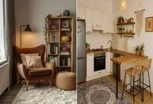 کارهایی که میتونید برا خوشگلتر شدن دکوراسیون خونه کوچک انجام بدید؛ خونه فسقلتو کاخ کن