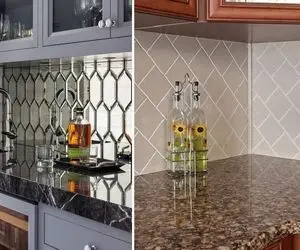 معرفی انواع دیوار پوش بین کابینتی / اگه مستاجری آشپزخونه ناناستو تخریب نکن تایل بزن