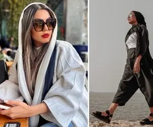 "آزاده زارعی" با ژستای خشن چه رخی میاد؛ خانوم شیفته خودشه بَدجوووور!