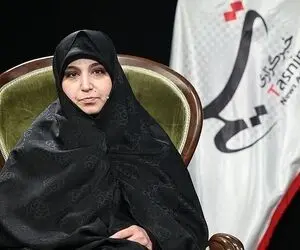 نرجس سلیمانی در صف رای گیری + عکس