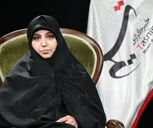 نرجس سلیمانی در صف رای گیری + عکس