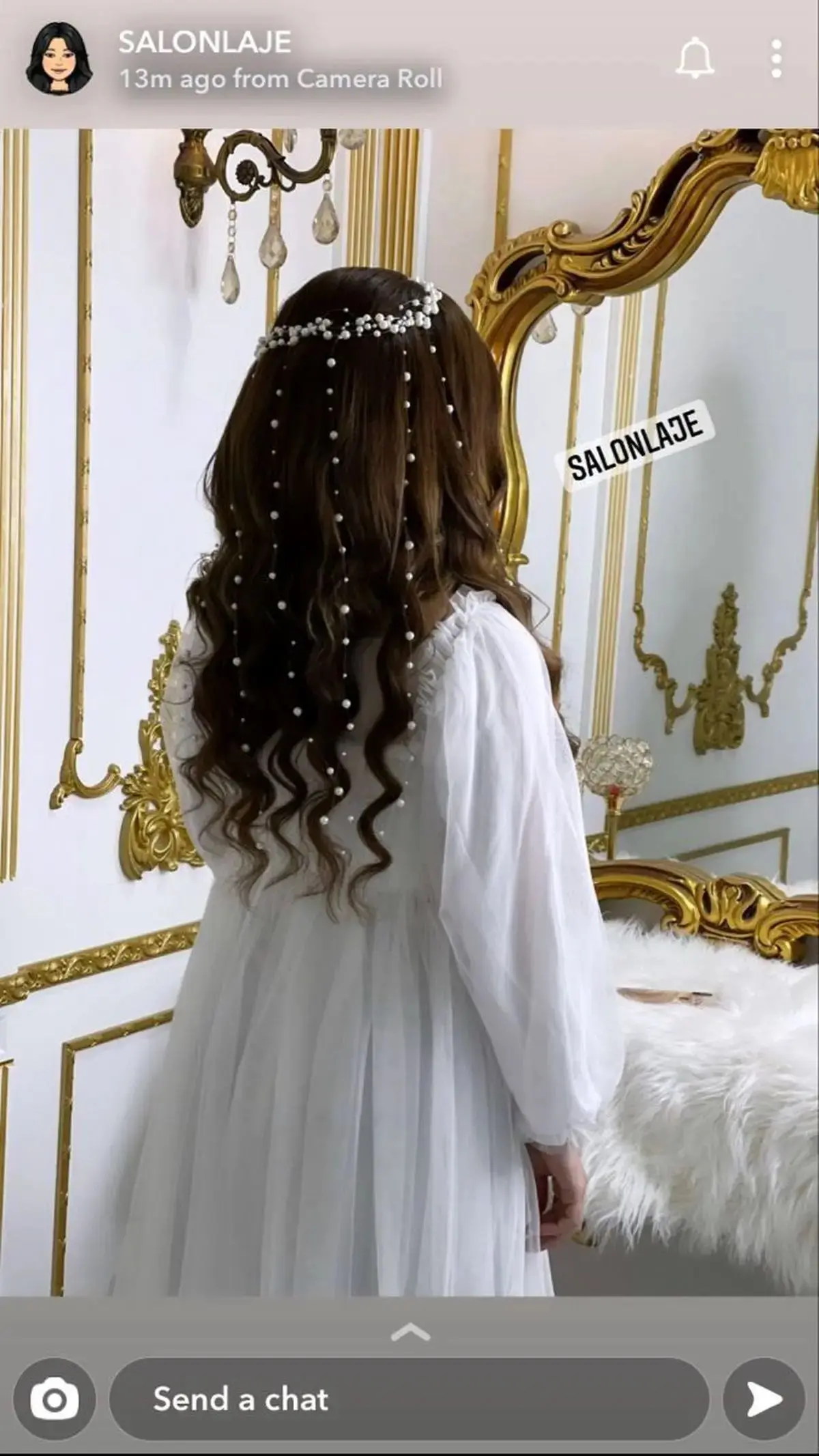مدل مو با مروارید