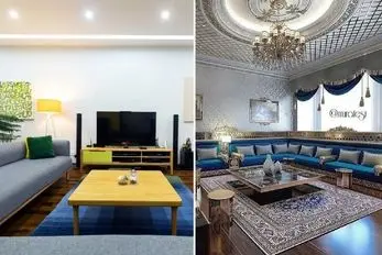 دکوراسیون و چیدمانی ایده آل برای خانه 110 متری؛ ترکیب خطوط مینیمال رنگای شارپ و سلیقه