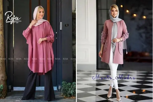 مانتوی صورتی