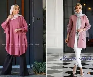 به مانتوی صورتی شال یا روسری چه رنگی میاد؟