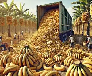 کشاورزی نوین؛ موز 10000هکتار زمین یه هفته ای رشد کرد 20ثانیه ای با ربات جمع کردن