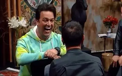 سکانس خندان / حامد آهنگی صورتش نقص عضو شد انقدر شکلک درآورد حیایی بخنده ببازه