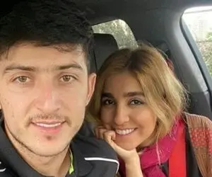 عکس سردار آزمون و نامزدش آناهیتا بعد از بازی با بحرین!