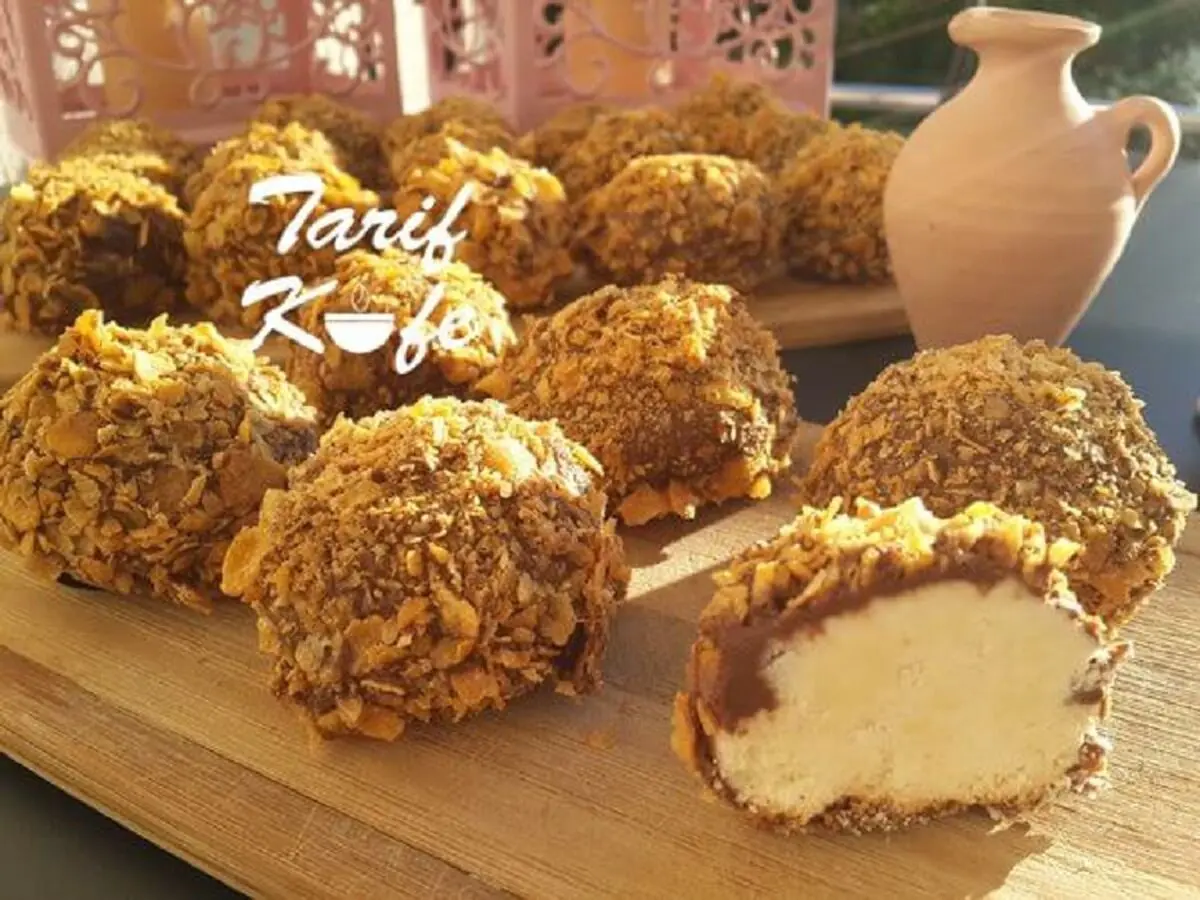 طرز تهیه کوکی کورن فلکس با نوتلا 