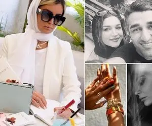 انقدی که نگار فرهمند زنِ پژی غرور داره مینای رادان سیس نمیاد؛ انگشتر سه ایکس لارجشو!