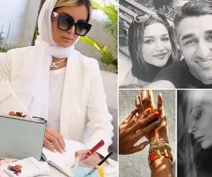 انقدی که نگار فرهمند زنِ پژی غرور داره مینای رادان سیس نمیاد؛ انگشتر سه ایکس لارجشو!