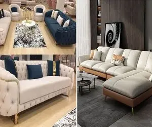 مبل های جدید 1403 / اینا بد رو بورسن هم میتونن در عین حال ژیگول و مدرن باشن هم راحتی 