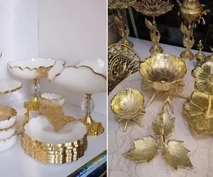 شیک ترین ظروف آجیل خوری، شیرینی خوری و میوه خوری برای عید / جدیدترین مدهای لاکچری سال