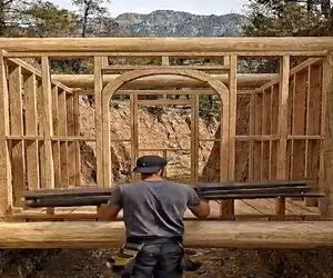 معماری خلاقانه؛ ساخت خانه ی دنج وسط تپه های رسی با دکوراسیون اسکاندیناوی