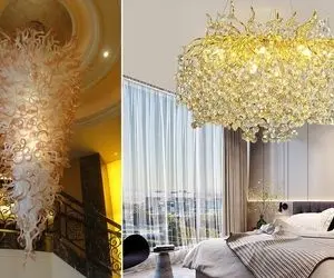 گرون ترین لوستر ها؛ این لوسترا رو آویزون خونت کنی لاکچری ترینی یکیش انگار خوشه انگور