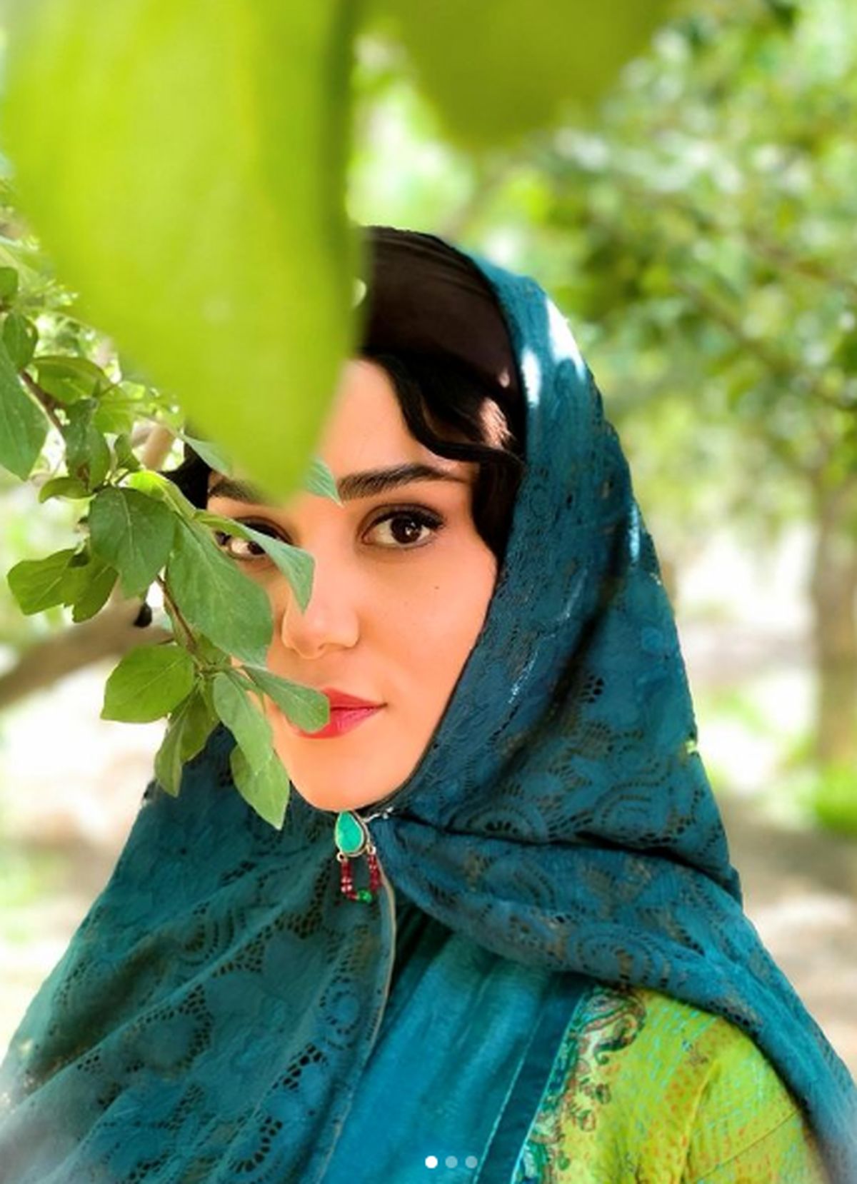 گریم پریناز ایزدیار در سریال جیران