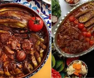طرز تهیه خورش بادمجون با گوشت لذیذ و خوشمزه / اینو درست کن بقیه دستورا رو بریز دور