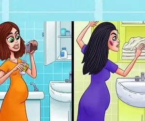 هوش تصویری؛ اگه اَنیشتَن عالمی بگو کدوم از این خانومای باردار قاتل شوهرشه؟