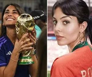 جورجینای رونالدو پولدار تر است یا آنتونلا مسی؟