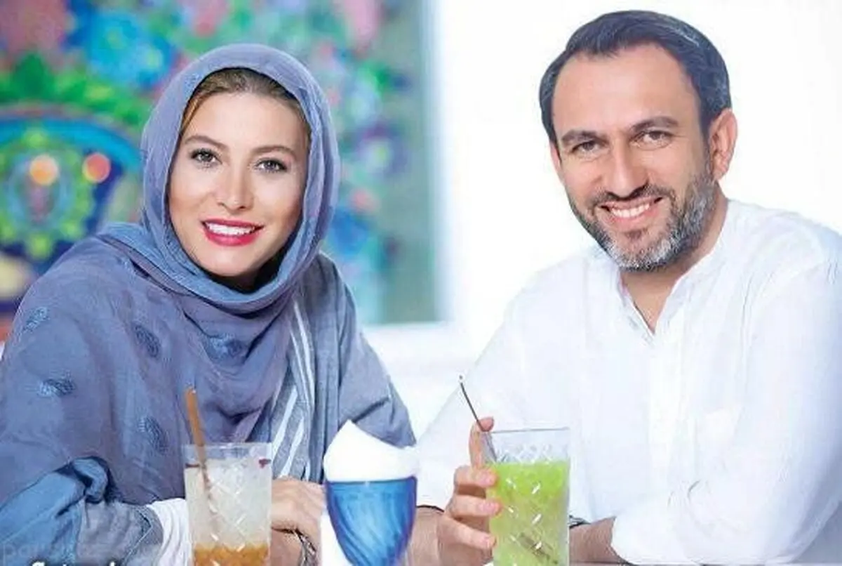 فریبا نادری و همسر دوم و فعلی اش