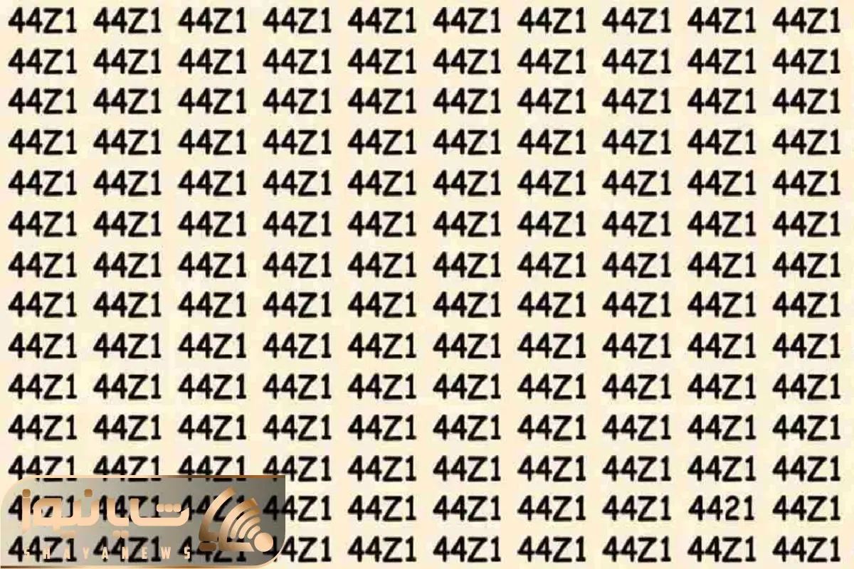 بازی فکری؛ اگه با هوشت همه رو به ستوه آوردی عدد ۴۴۲۱ را از بین ۴۴Z1 ها پیدا کنید!