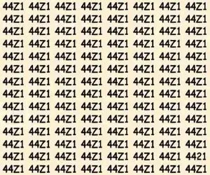 بازی فکری؛ اگه با هوشت همه رو به ستوه آوردی عدد ۴۴۲۱ را از بین ۴۴Z1 ها پیدا کنید!