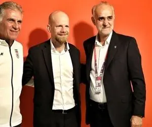 مدیر ارشد فیفا در اردوی تیم ملی