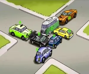 بازی فکری؛ ادعات میشه دست فرمون شوماخرو داری؟ با تکون دادن یه ماشین ترافیکو حل کن