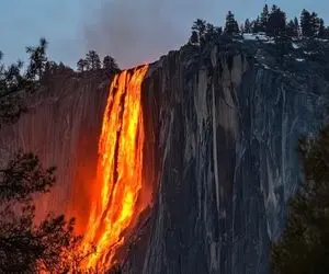 طلسم گرگ و میش؛ لحظه ی وداع رود از کوه وقتی آبشار خون می گرید