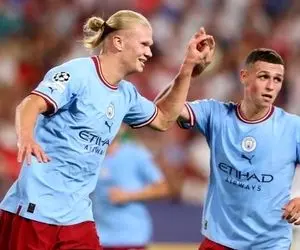 هالند و دی بروین با هم به رکورد افسانه ای مسی نرسیدند!