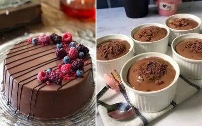 طرز تهیه دسر کاکائویی ساده و خوشمزه / بشمار سه یه دسر فوق العاده درست کنید