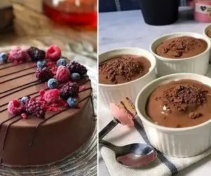 طرز تهیه دسر کاکائویی ساده و خوشمزه / بشمار سه یه دسر فوق العاده درست کنید