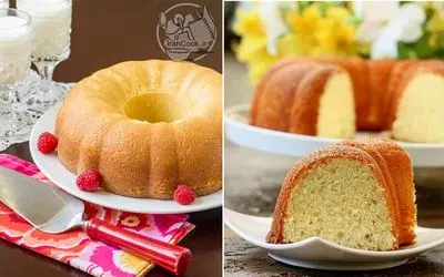 طرز تهیه کیک شیر داغ با فر و بدون فر / کیک ساده خونگی با پف زیاد و طعم عالی