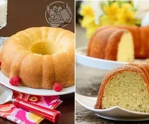 طرز تهیه کیک شیر داغ با فر و بدون فر / کیک ساده خونگی با پف زیاد و طعم عالی