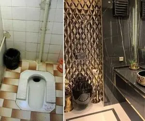 خونه رو فقط تو مبل لاکچری می بینی؟ دستشویی اینجوری دیزاین کن تا بشه سرویس بهداشتی شیک